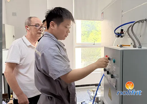 Nolifrit Conducts Specialized Training on Electrostatic Dry Powder Enamel Application